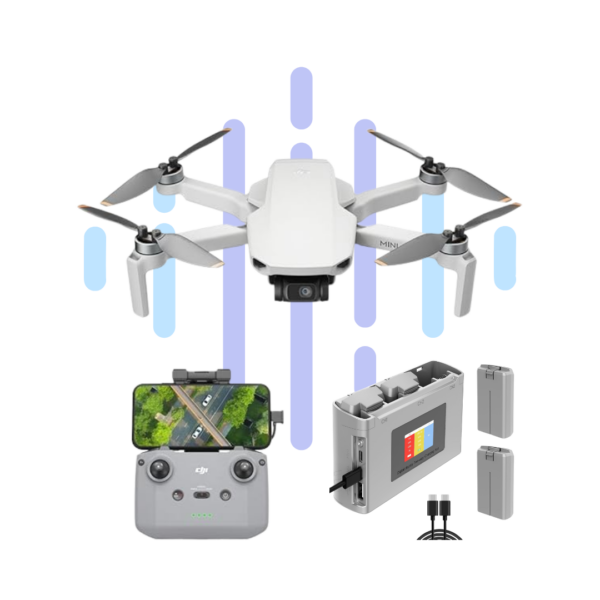 DJI MINI 4K - DRON + CONTROL / COMBO BATERIAS + HUB CARGA