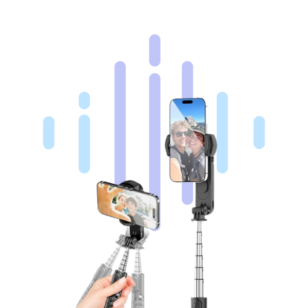 TRIPODE SELFIESTICK - 0.75m con control bluetooth